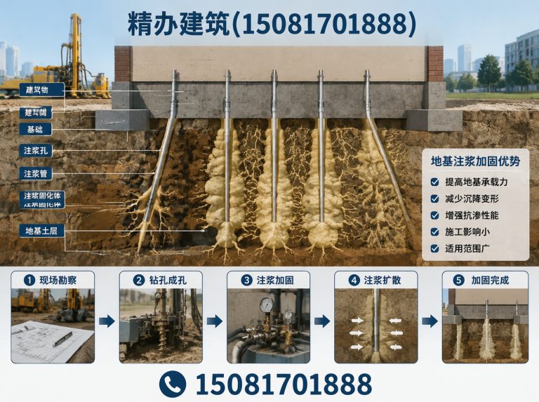 成安县邯郸注浆施工展示图