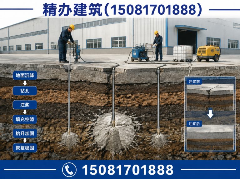 成安县路基沉降注浆加固展示图